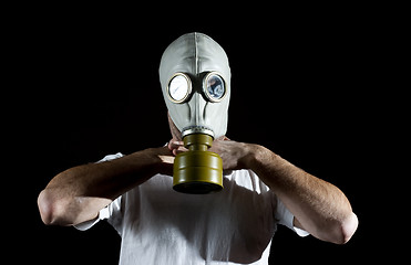 Image showing gas mask danger 