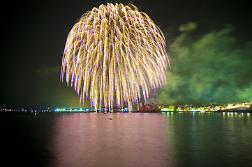 Image showing Fireworks at Sitges