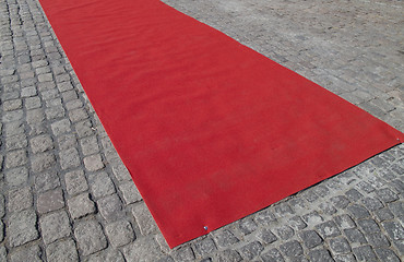 Image showing Red carpet