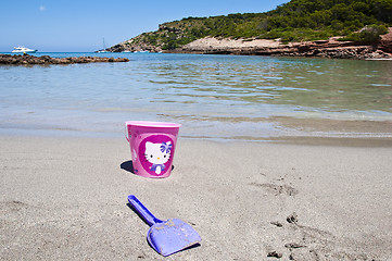 Image showing Toys at Cala d'Algairens