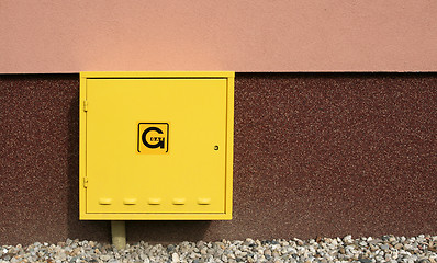 Image showing Gas meter box