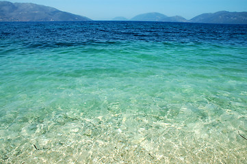 Image showing Sea water background