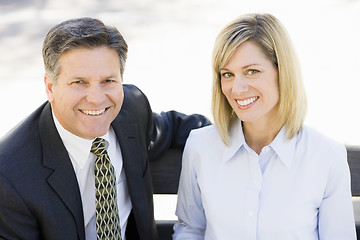 Image showing Businesswoman and Businessman