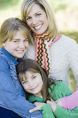 Image showing Mother and Daughters