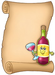 Image showing Cartoon wine list