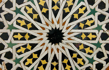 Image showing Traditional Moroccan tile pattern