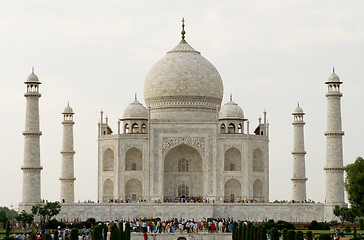 Image showing Beautiful mosque Taj Mahal. Agra, India