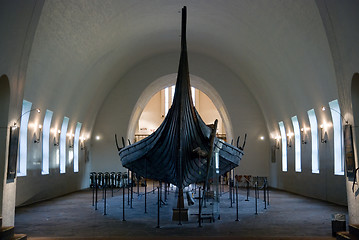 Image showing The Oseberg viking ship