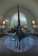 Image showing The Oseberg viking ship