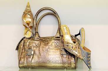 Image showing Shoes and a handbag