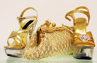 Image showing Shoes and a handbag