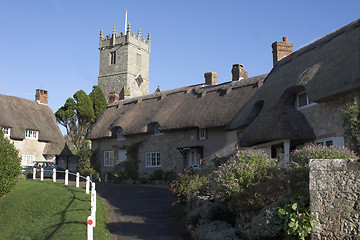 Image showing Thatched village