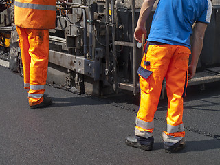 Image showing Paving machine