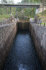 Image showing river lock