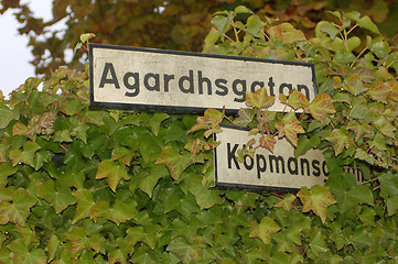 Image showing Streetsign