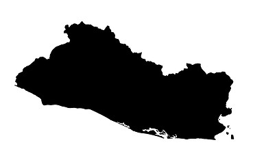 Image showing Republic of El Salvador - white background