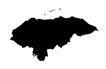 Image showing Republic of Honduras - white background
