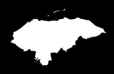 Image showing Republic of Honduras - black background