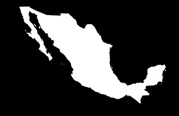 Image showing United Mexican States - black background