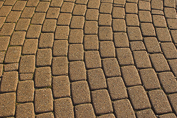 Image showing Cobbled paving stones