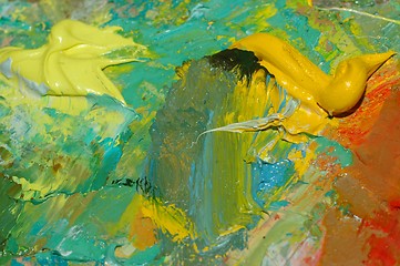 Image showing abstract oil painting