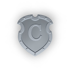 Image showing shield with letter C