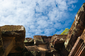 Image showing Ancient ruins and a blue sky