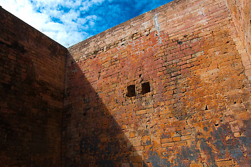 Image showing Ancient ruins and a blue sky