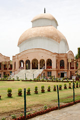 Image showing The temple of Kali Mandir in CR Park (Chittaranjan Park) in Sout