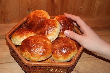 Image showing New-baked buns