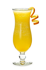 Image showing Frozen orange drink