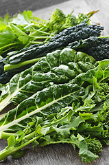 Image showing Dark green leafy vegetables