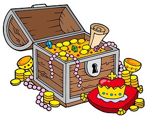 Image showing Big treasure chest