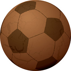 Image showing football leather