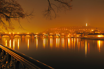 Image showing Prague at night