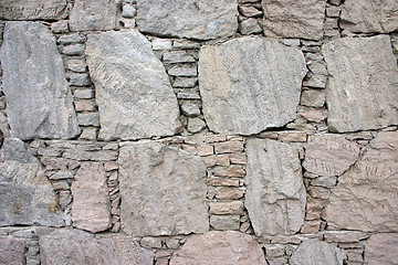 Image showing Stones in a wall