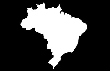 Image showing Federative Republic of Brazil - black background