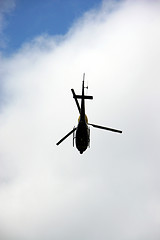 Image showing Helicopter in Flight