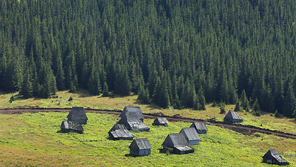 Image showing Traditional mountain village in Transylvania,Romania