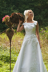 Image showing Bride outdoor