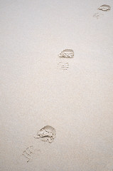 Image showing traces on sand