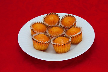 Image showing Cakes in a plate