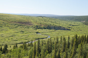 Image showing Green northern valley