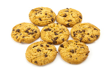 Image showing cookies  isolated on white backgrounds