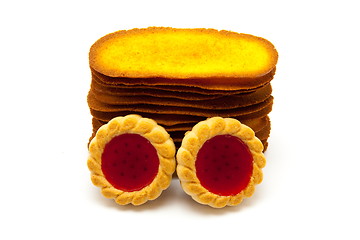 Image showing cookies isolated on a white background 