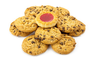 Image showing cookies  isolated on white backgrounds