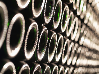 Image showing Wine bottles