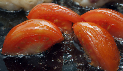 Image showing Tomato frying