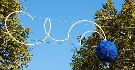 Image showing Christmas Spirit/Decoration on the street