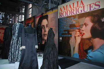 Image showing LISBON, PORTUGAL - OCTOBER 9: Fado Singer Amália Rodrigues Exhibition at Electricity Museum October 9, 2009 in Lisbon, Portugal